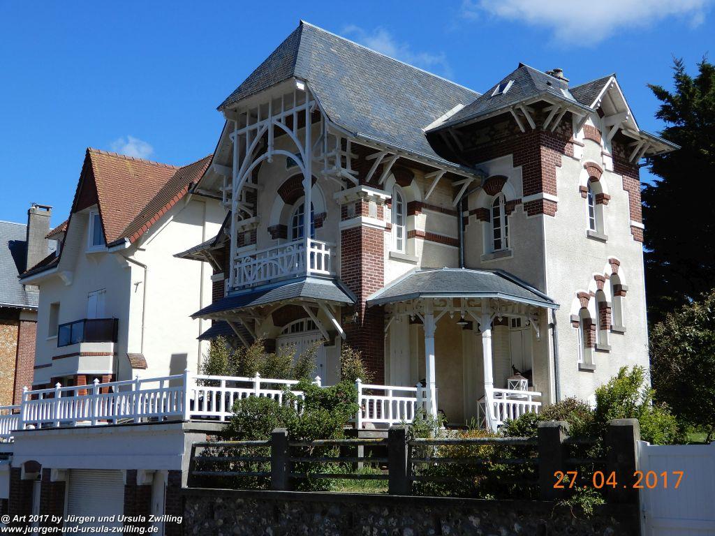 Philosophische Bildwanderung Die Felsen von Le Tréport und der Strand von Criel - Normandie - Frankreich