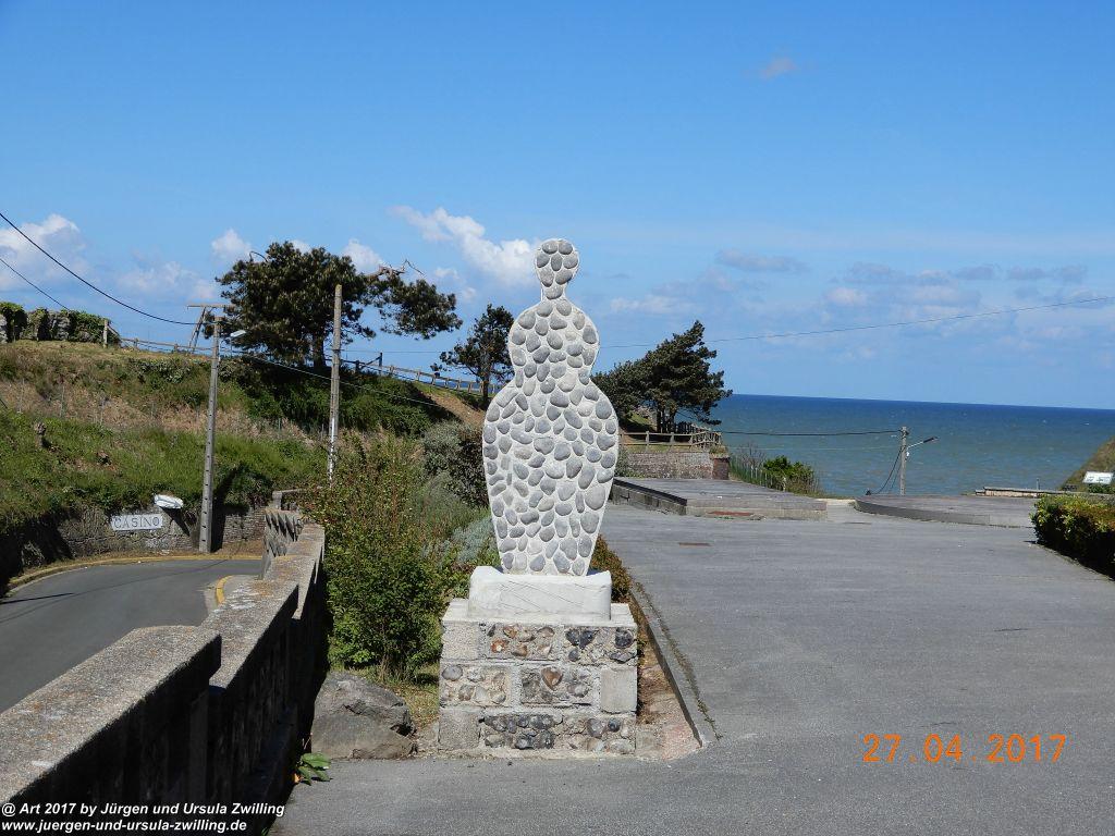 Philosophische Bildwanderung Die Felsen von Le Tréport und der Strand von Criel - Normandie - Frankreich