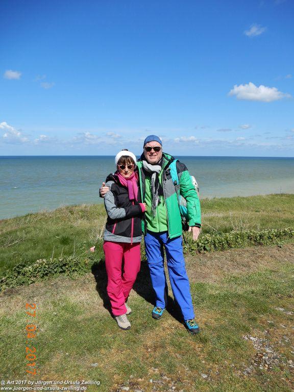 Philosophische Bildwanderung Die Felsen von Le Tréport und der Strand von Criel - Normandie - Frankreich