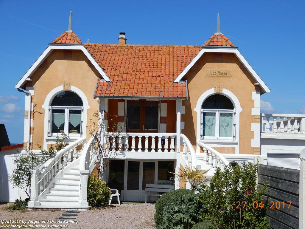 Philosophische Bildwanderung Die Felsen von Le Tréport und der Strand von Criel - Normandie - Frankreich