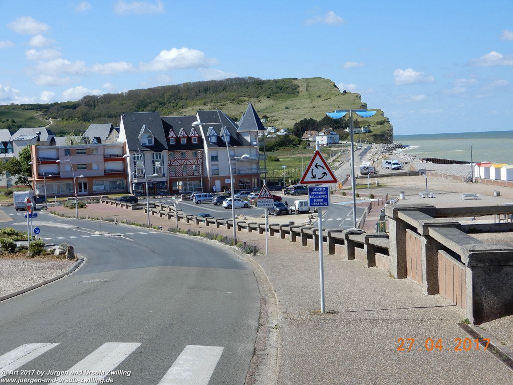 Philosophische Bildwanderung Die Felsen von Le Tréport und der Strand von Criel - Normandie - Frankreich
