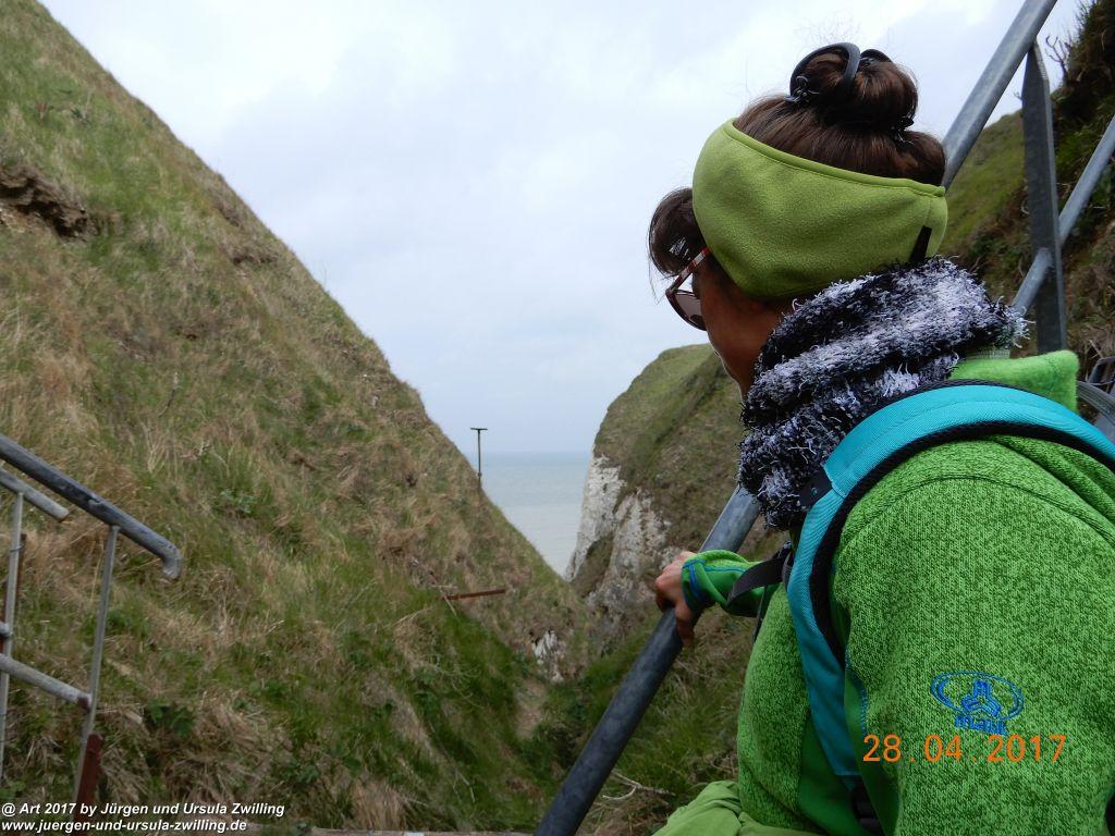Philosophische Bildwanderung Die Klippen von Criel - Alabasterküste - Normandie - Frankreich