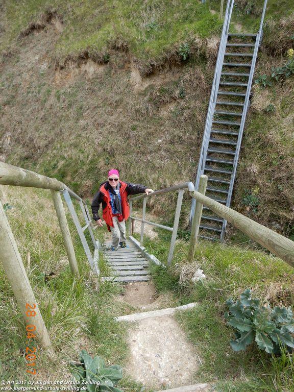 Philosophische Bildwanderung Die Klippen von Criel - Alabasterküste - Normandie - Frankreich