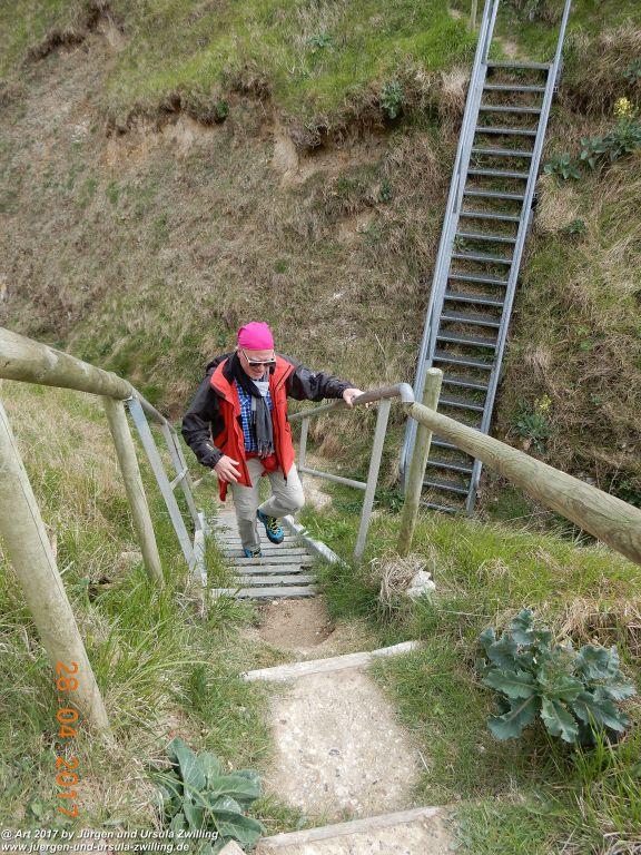 Philosophische Bildwanderung Die Klippen von Criel - Alabasterküste - Normandie - Frankreich