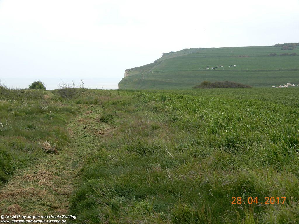 Philosophische Bildwanderung Die Klippen von Criel - Alabasterküste - Normandie - Frankreich