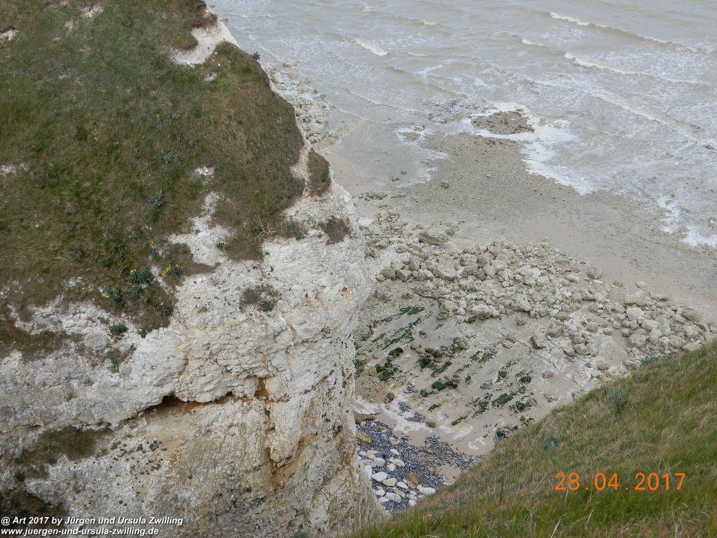 Philosophische Bildwanderung Die Klippen von Criel - Alabasterküste - Normandie - Frankreich