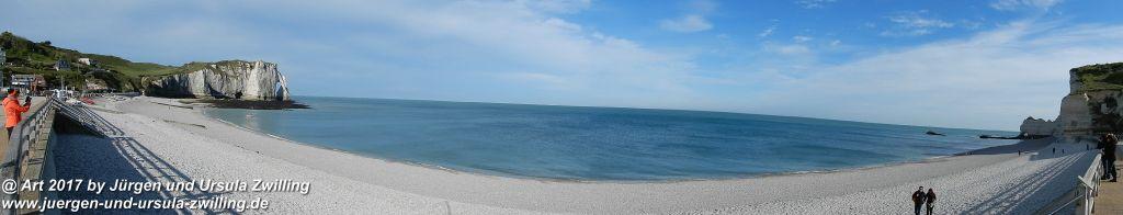 Philosophische Bildwanderung Porte d'Aval mit Valleuse d'Antifer (Étretat I) - Normandie - Frankreich