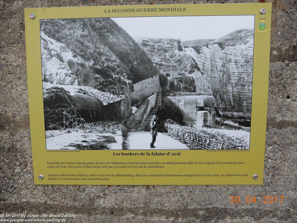 Philosophische Bildwanderung Porte d'Aval mit Valleuse d'Antifer (Étretat I) - Normandie - Frankreich