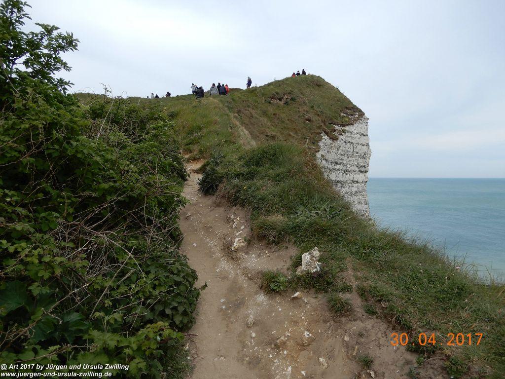 Philosophische Bildwanderung Porte d'Aval mit Valleuse d'Antifer (Étretat I) - Normandie - Frankreich