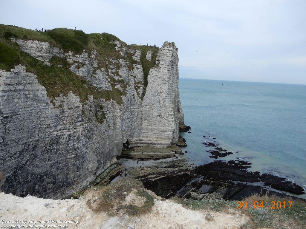 Philosophische Bildwanderung Porte d'Aval mit Valleuse d'Antifer (Étretat I) - Normandie - Frankreich