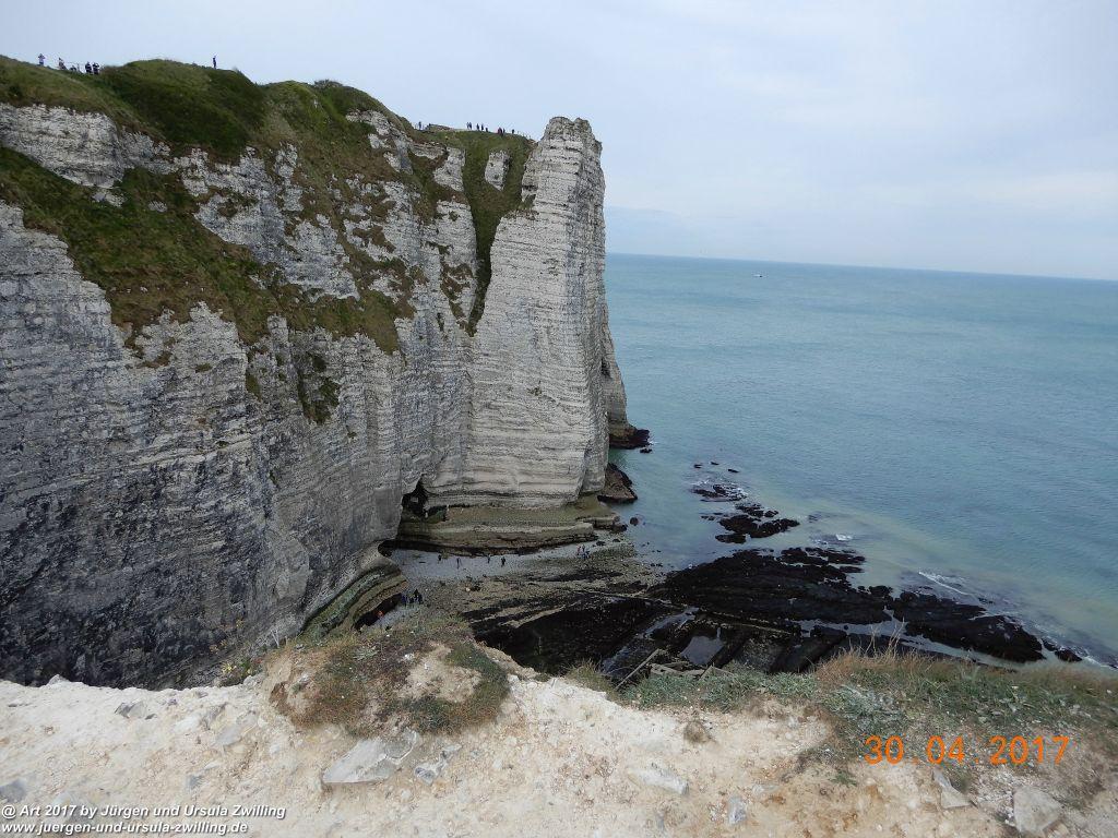 Philosophische Bildwanderung Porte d'Aval mit Valleuse d'Antifer (Étretat I) - Normandie - Frankreich