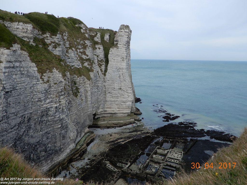 Philosophische Bildwanderung Porte d'Aval mit Valleuse d'Antifer (Étretat I) - Normandie - Frankreich