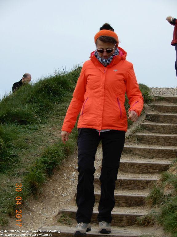 Philosophische Bildwanderung Porte d'Aval mit Valleuse d'Antifer (Étretat I) - Normandie - Frankreich