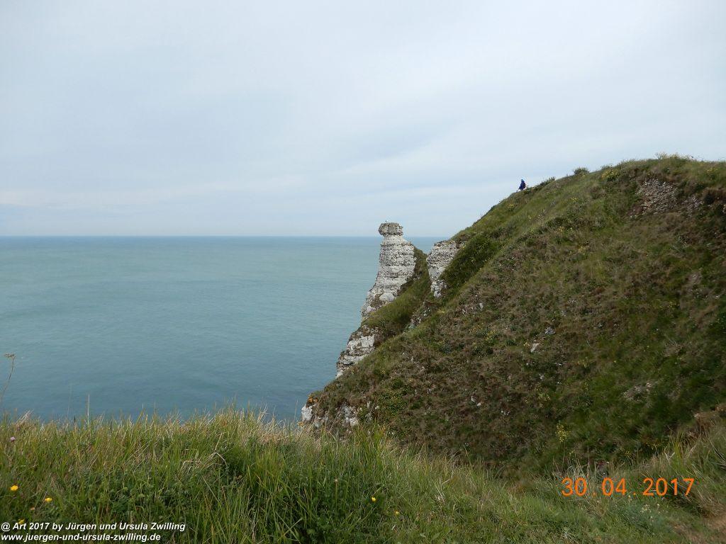 Philosophische Bildwanderung Porte d'Aval mit Valleuse d'Antifer (Étretat I) - Normandie - Frankreich