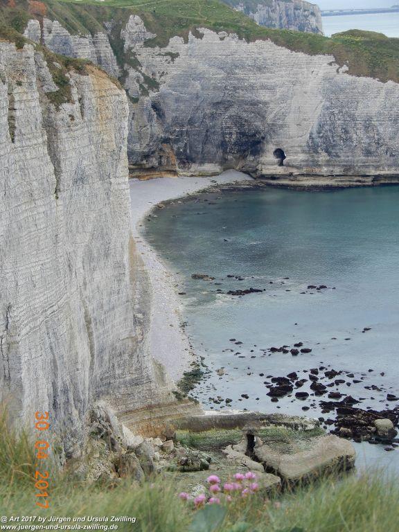 Philosophische Bildwanderung Porte d'Aval mit Valleuse d'Antifer (Étretat I) - Normandie - Frankreich