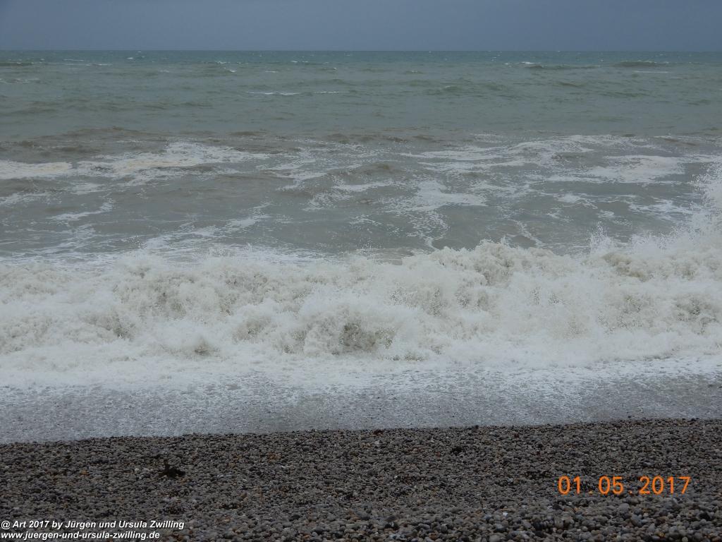 Philosophische Bildwanderung Porte d' Amont mit Fonds d'Étigue (Etretat II) - Normandie - Frankreich