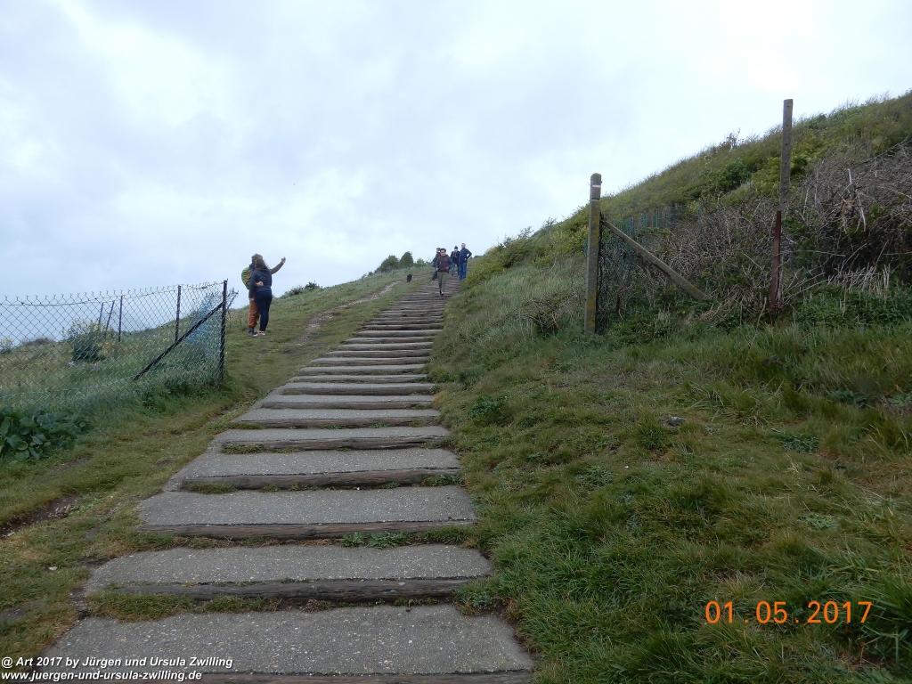 Philosophische Bildwanderung Porte d' Amont mit Fonds d'Étigue (Etretat II) - Normandie - Frankreich
