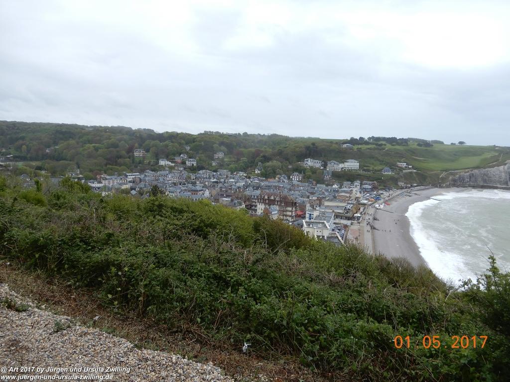 Philosophische Bildwanderung Porte d' Amont mit Fonds d'Étigue (Etretat II) - Normandie - Frankreich