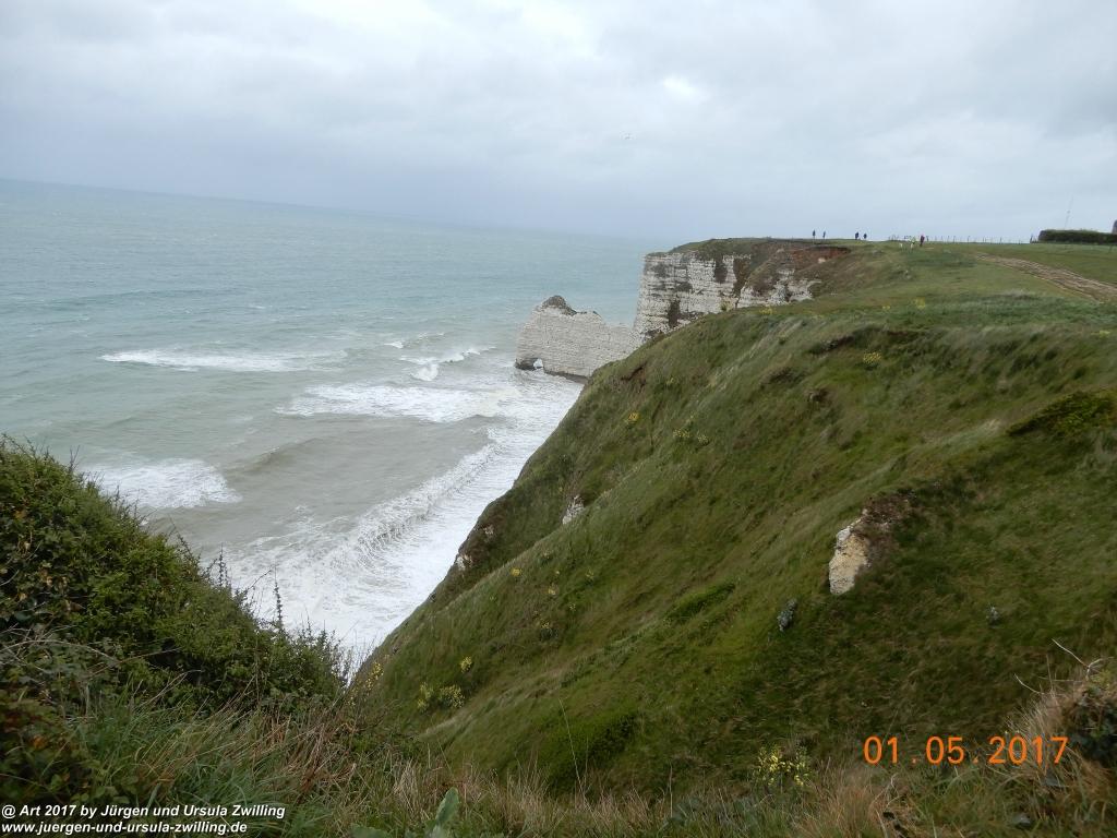 Philosophische Bildwanderung Porte d' Amont mit Fonds d'Étigue (Etretat II) - Normandie - Frankreich