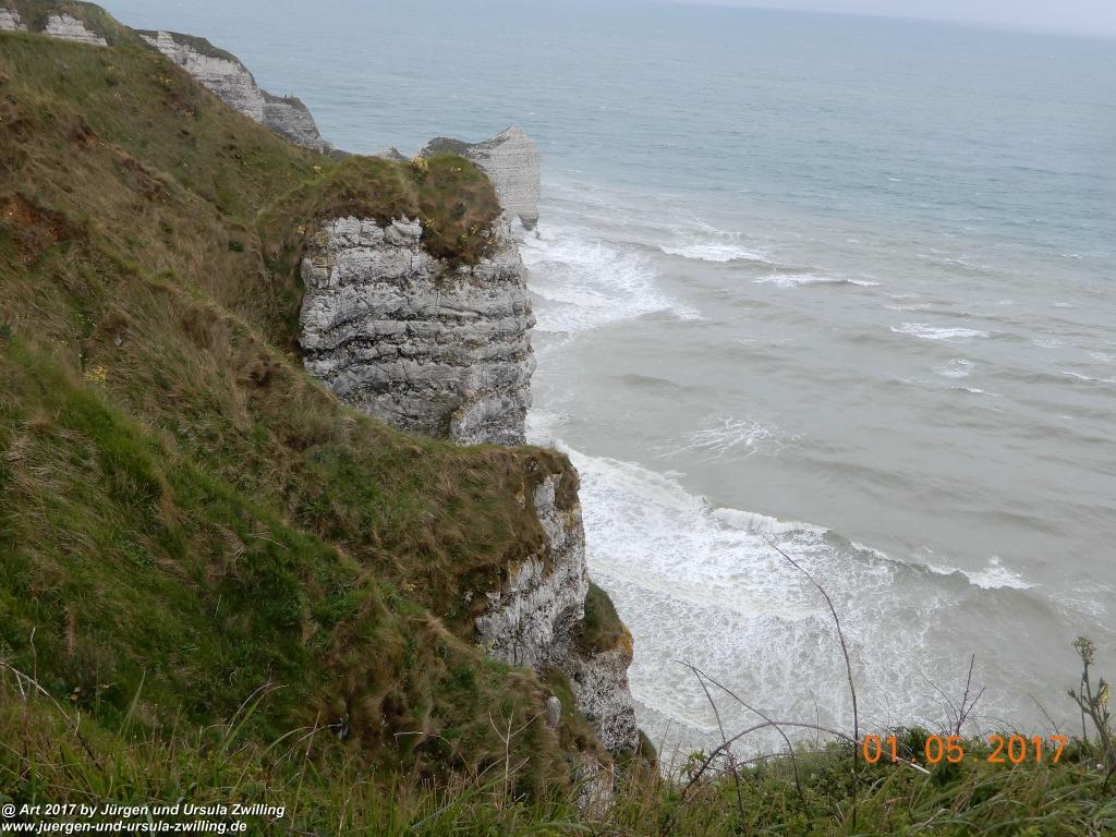 Philosophische Bildwanderung Porte d' Amont mit Fonds d'Étigue (Etretat II) - Normandie - Frankreich