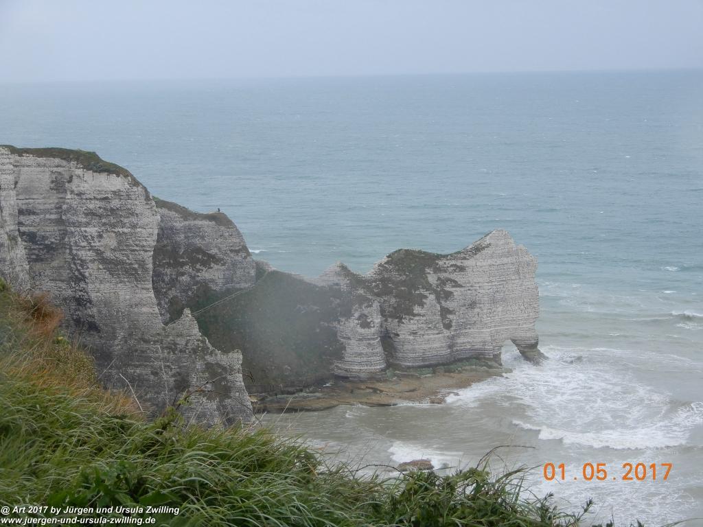 Philosophische Bildwanderung Porte d' Amont mit Fonds d'Étigue (Etretat II) - Normandie - Frankreich