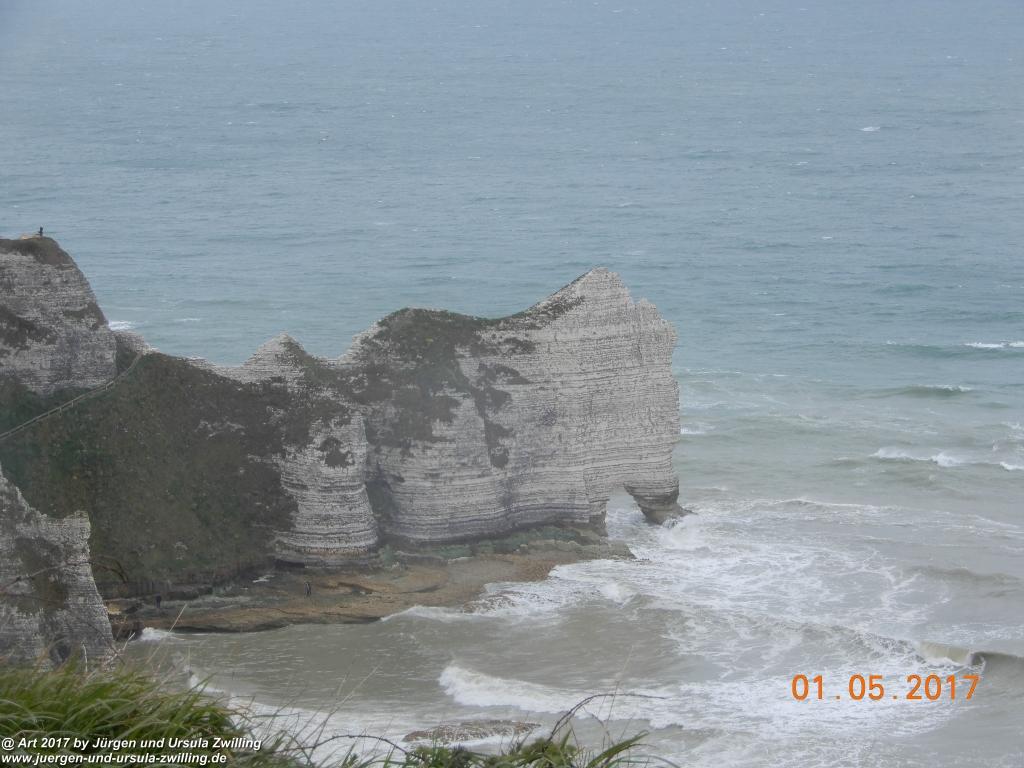 Philosophische Bildwanderung Porte d' Amont mit Fonds d'Étigue (Etretat II) - Normandie - Frankreich