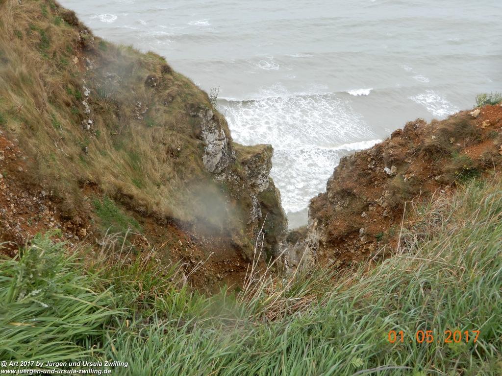 Philosophische Bildwanderung Porte d' Amont mit Fonds d'Étigue (Etretat II) - Normandie - Frankreich