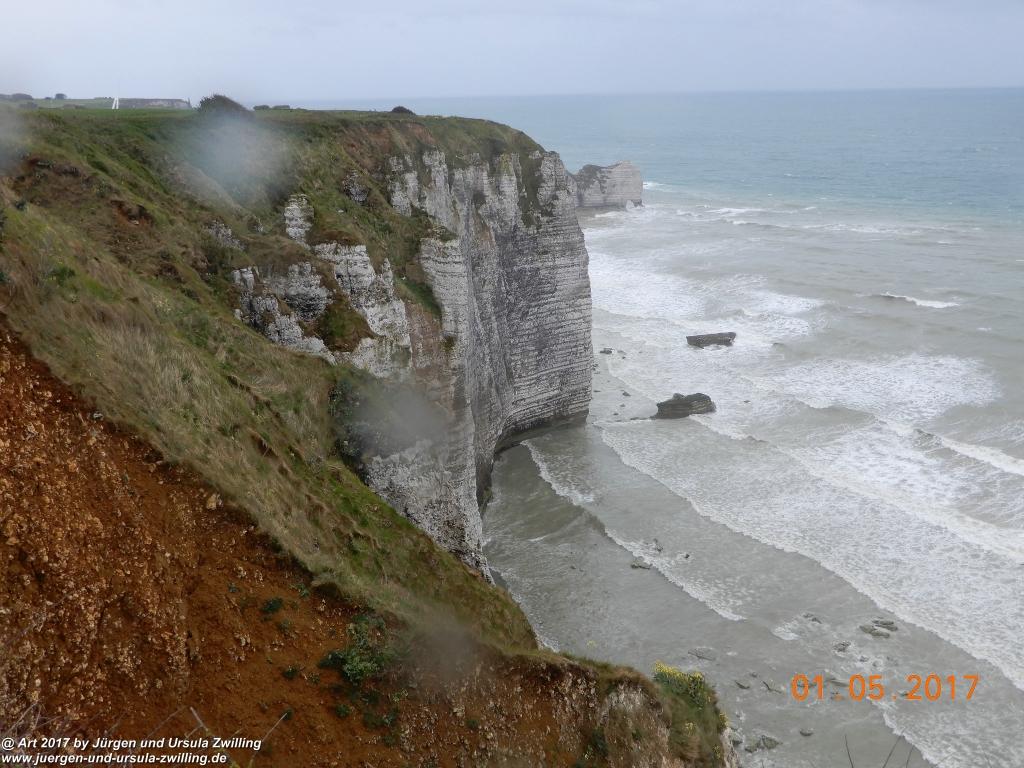 Philosophische Bildwanderung Porte d' Amont mit Fonds d'Étigue (Etretat II) - Normandie - Frankreich