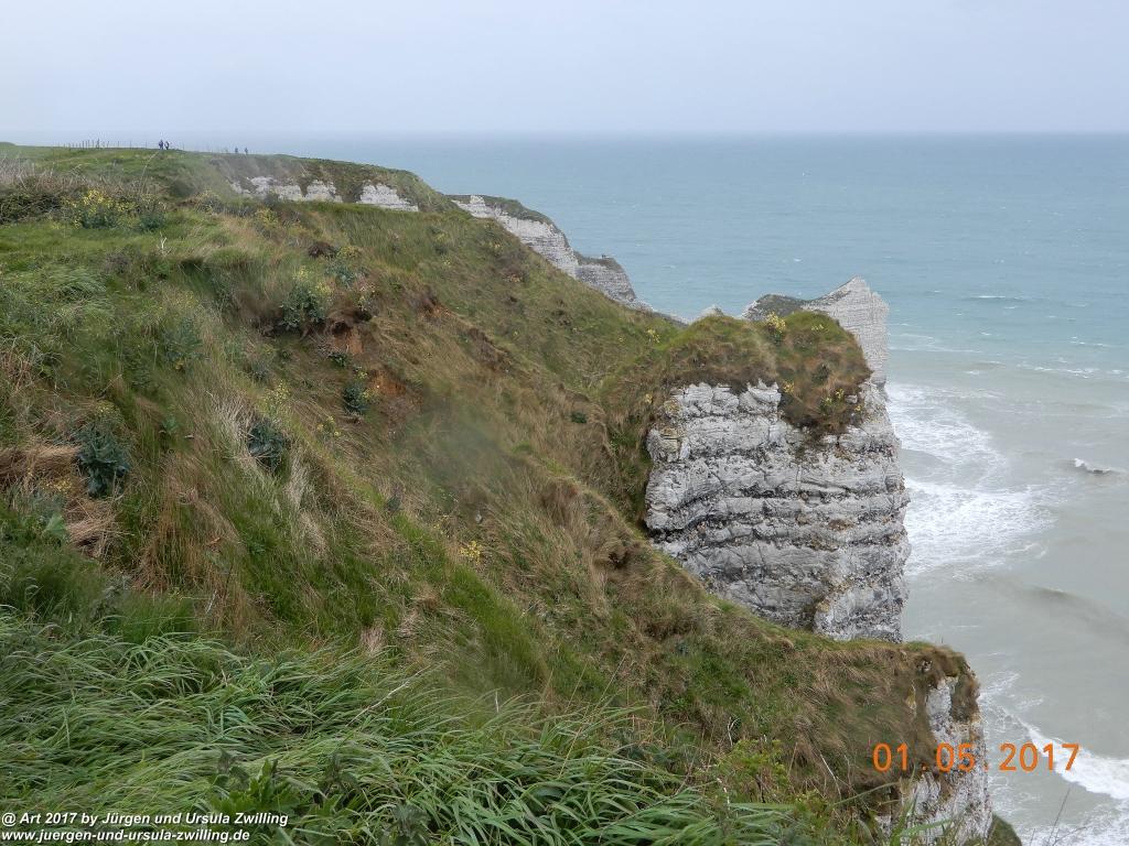 Philosophische Bildwanderung Porte d' Amont mit Fonds d'Étigue (Etretat II) - Normandie - Frankreich