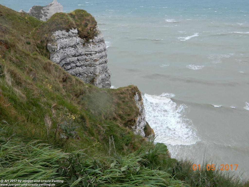 Philosophische Bildwanderung Porte d' Amont mit Fonds d'Étigue (Etretat II) - Normandie - Frankreich