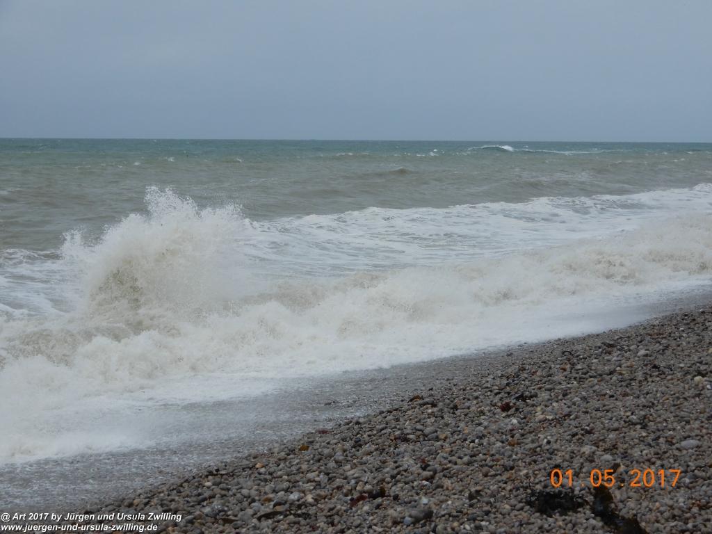 Philosophische Bildwanderung Porte d' Amont mit Fonds d'Étigue (Etretat II) - Normandie - Frankreich