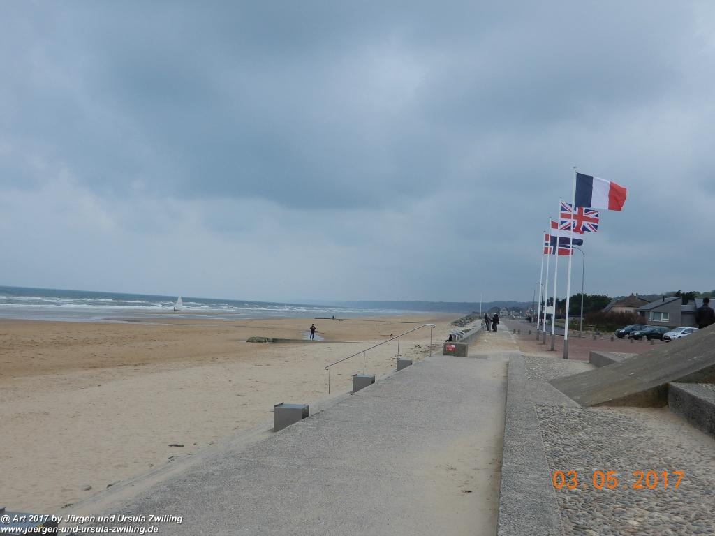 Colleville-sur-Mer und Omaha Beach  - Normandie - Frankreich (nie wieder Krieg)