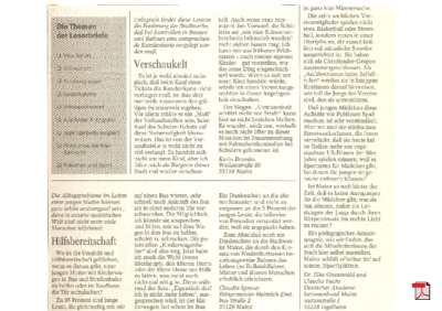Leserbrief zum Thema Kundenkarte gehört dazu - Allgemeine Zeitung Mainz