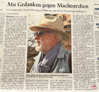 Rheinzeitung 18.01.2024 - Mit Gedanken gegen Machtstreben