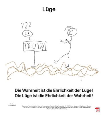 Lüge - Gedichte - Gedanken  - Aphorismen - Kurzgeschichten