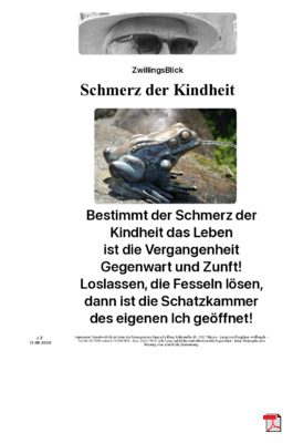 Schmerz der Kindheit - Gedichte - Gedanken  - Aphorismen - Kurzgeschichten