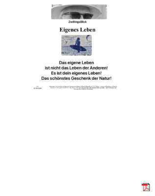  Eigenes Leben - Gedichte - Gedanken  - Aphorismen - Kurzgeschichten